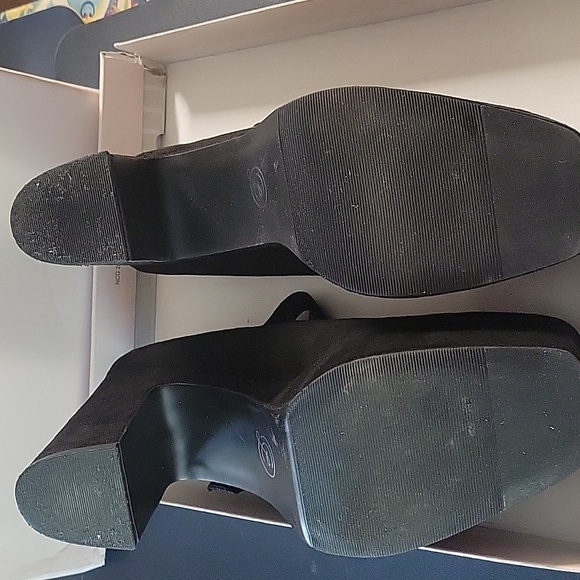 Chinese Laundry Black Platform Maryjane Pollyanne Shoes with Chunky Heel - Picture 5 of 5